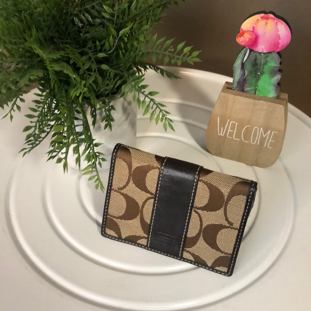 Coach signature wallet